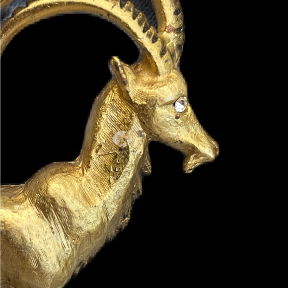 1940’s art deco ram brooch - Picture 3 of 3